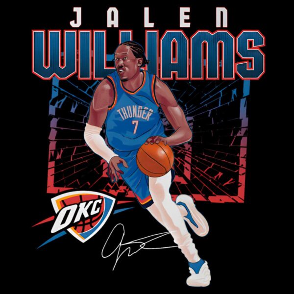 Jalen Williams Oklahoma City Thunder Shattered PNG