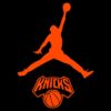 Jordan New York Knicks Basketball Nba Playoffs 2025 SVG