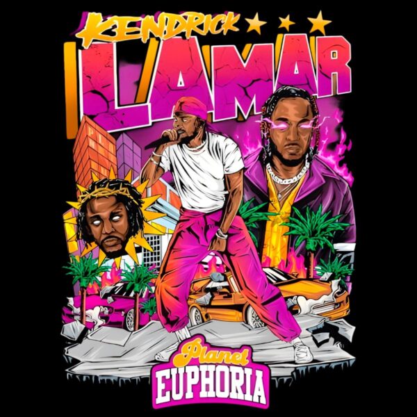 Kendrick Lamar Planet Euphoria PNG Sublimation