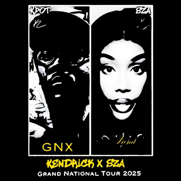 Kendrick Lamar X Sza Kdot Gnx Grand National Tour 2025 PNG