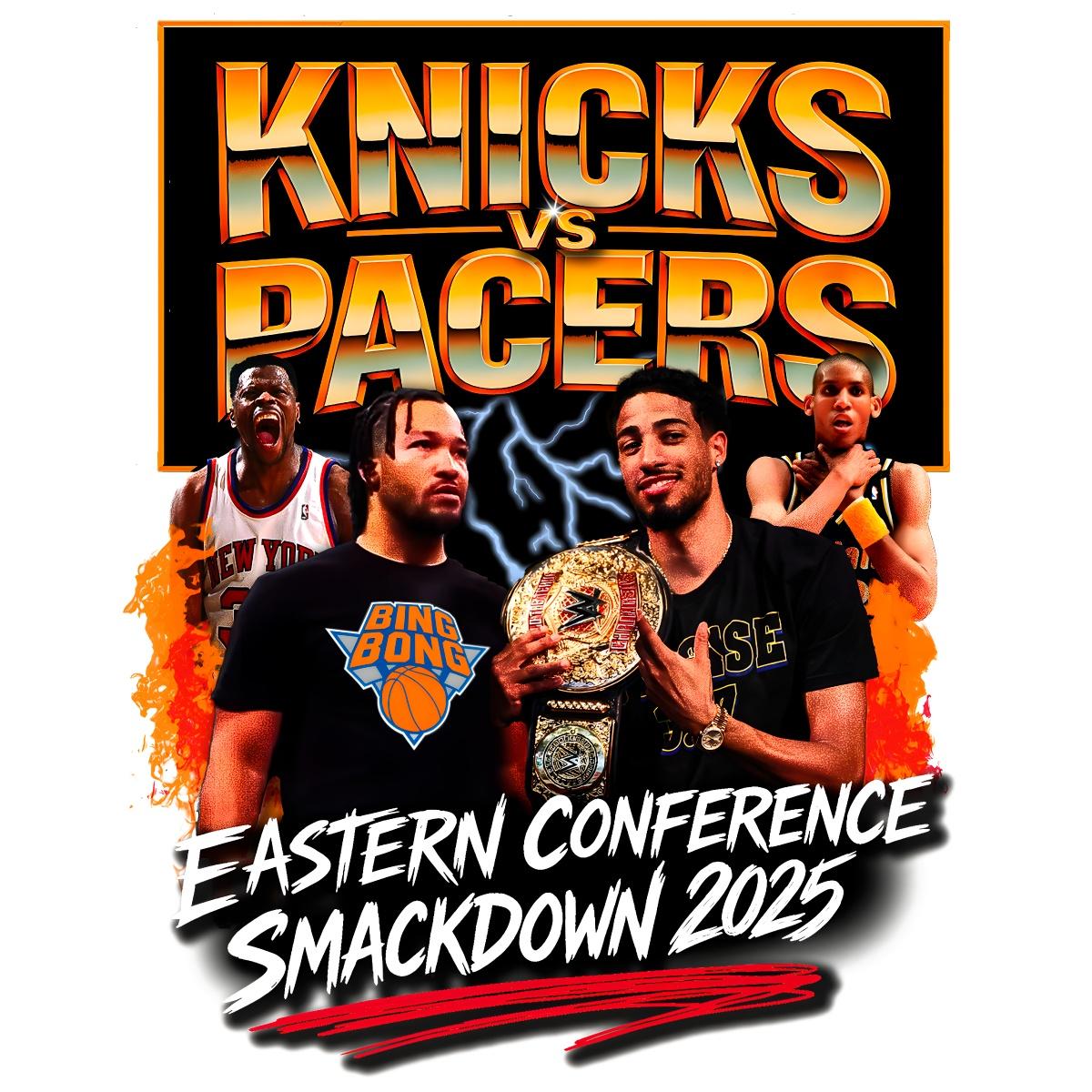 Knicks Vs Pacers Eastern Conference Smackdown 2025 PNG Knicks Vs Pacers Eastern Conference Smackdown 2025 PNG
