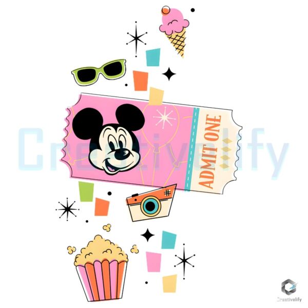 Magical Mickey Mouse Disney Ticket PNG Download