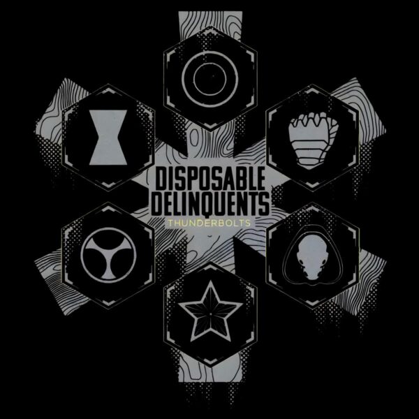 Marvel Thunderbolts Disposable Delinquents Logos PNG