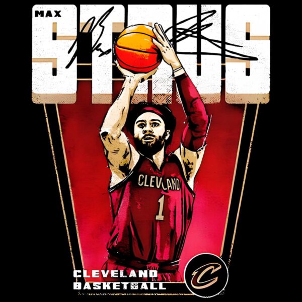 Max Strus Cleveland Cavaliers Basketball Player Premiere Signature PNG