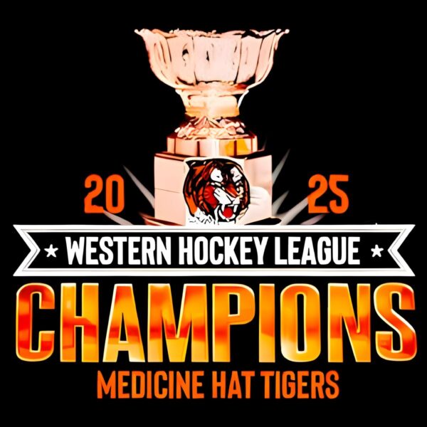 Medicine Hat Tigers 2025 Western Hockey League Champions PNG