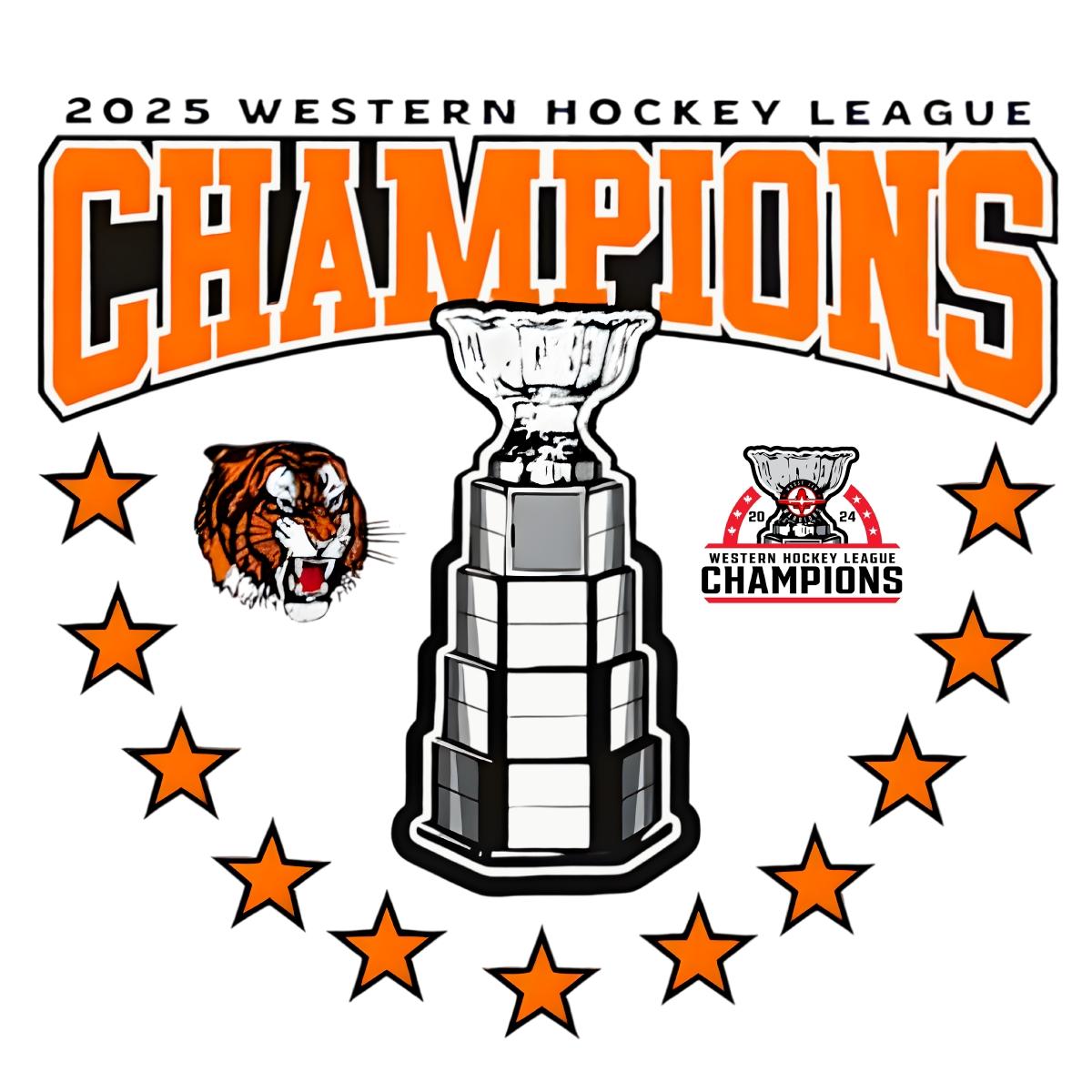 Medicine Hat Tigers 2025 Whl Champions PNG Medicine Hat Tigers 2025 Whl Champions PNG