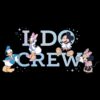 Mickey And Friends I Do Crew Wedding Party PNG