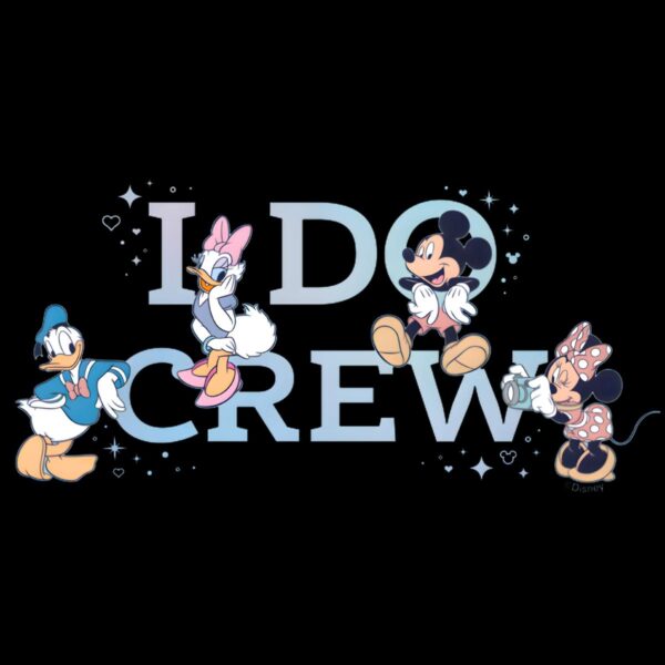 Mickey And Friends I Do Crew Wedding Party PNG