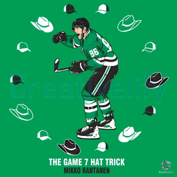 Mikko Rantanens Game 7 Hat Trick Glory PNG Download