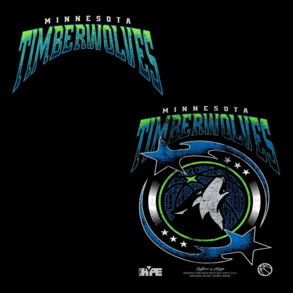 Minnesota Timberwolves Two Hype Drip Dime PNG