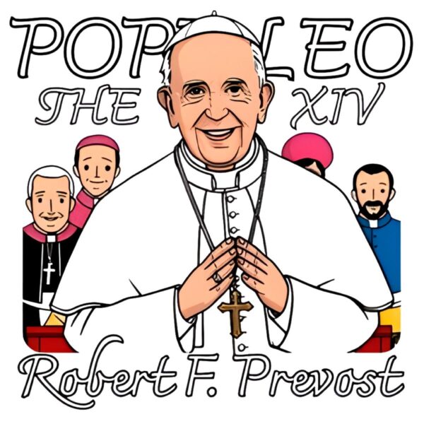 New Pope Leo Xiv Robert Francis Prevost PNG