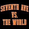 New York Knicks Seventh Ave Vs The World SVG