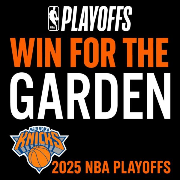 Ny Knicks Win For The Garden Playoffs Regular SVG