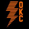 Okc Lightning Bolt Thunder Basketball SVG