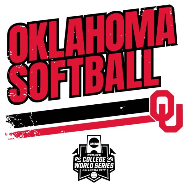 Oklahoma Sooners Softball College World Series Stripe SVG