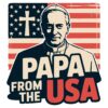 Papa From The Usa Christian New Pope Leo Xiv SVG