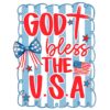 Patriotic Coquette American God Bless The Usa PNG