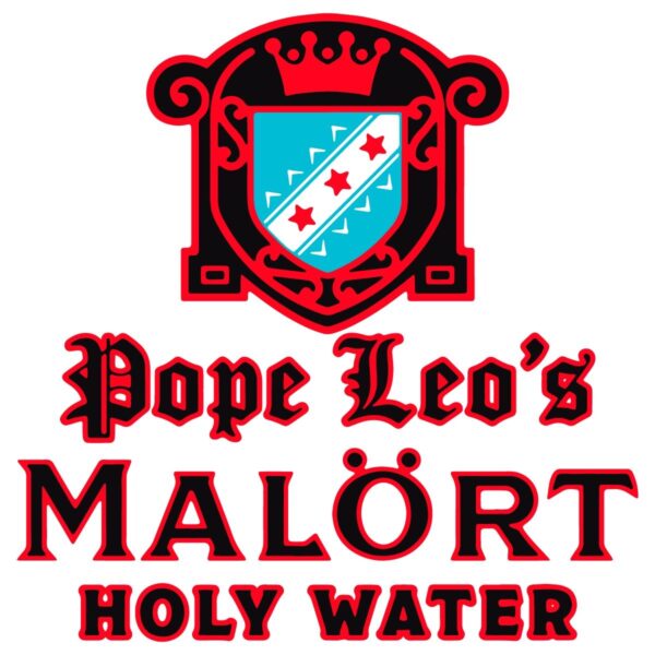 Pope Leos Malort Holy Water Jeppsons Malort SVG