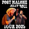 Post Malone With Jelly Roll Tour 2025 PNG