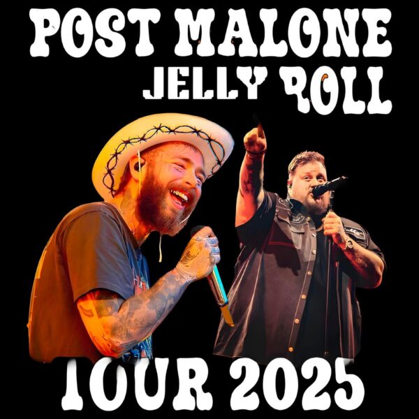 Post Malone With Jelly Roll Tour 2025 PNG