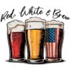 Red White And Brew Fourth Of July Beer PNG