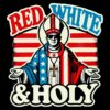 Red White And Holly Pope Leo Xiv First American Pope PNG