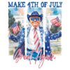 Retro Make 4Th Of July Great Again Trump PNG