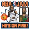 Retro Nba Jam Knicks Jalen Brunson PNG