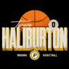 Retro Vintage Tyrese Haliburton Indiana Pacers Basketball Label PNG
