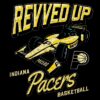 Revved Up Indiana Pacers Racing Car PNG