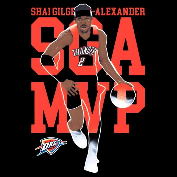 Shai Gilgeous Alexander 2025 Nba Mvp Thunder PNG