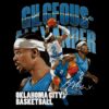 Shai Gilgeous Alexander Oklahoma City Basketball Collage PNG