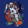 Shai Gilgeous Alexander Oklahoma City Thunder Scribble Style PNG