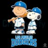 Snoopy Charlie Brown Dodgers PNG Peanuts Style Fun