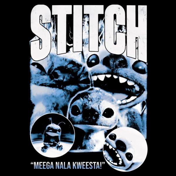 Stitch Collage Meega Nala Kweesta Quote Disney Movie PNG