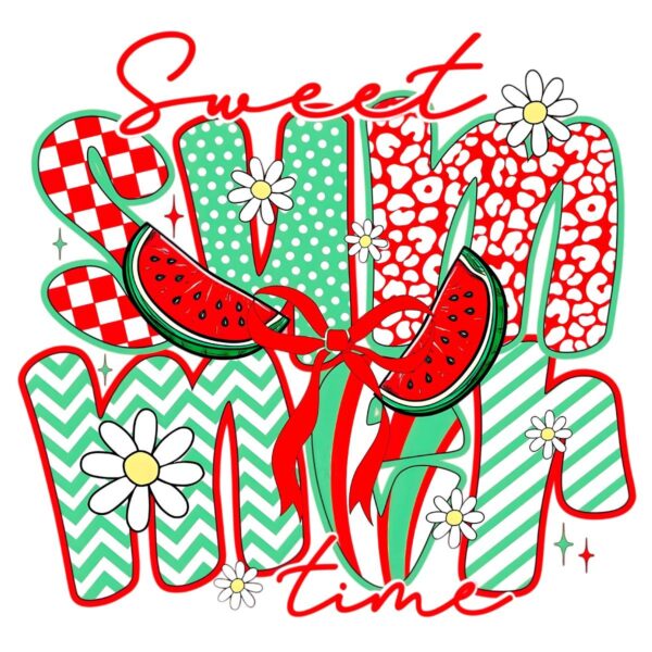 Sweet Summer Time Preppy Watermelon Shirt PNG