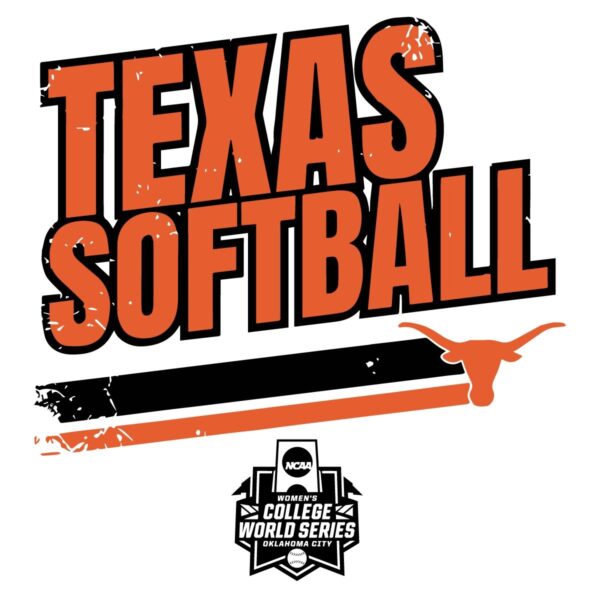 Texas Longhorns Softball College World Series Stripe SVG