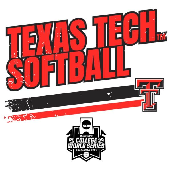 Texas Tech Red Raiders Softball College World Series Stripe SVG