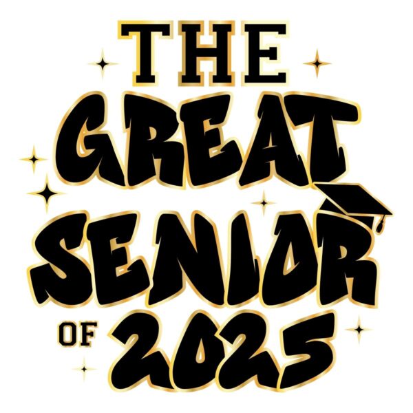 The Great Senior 2025 Graduation PNG