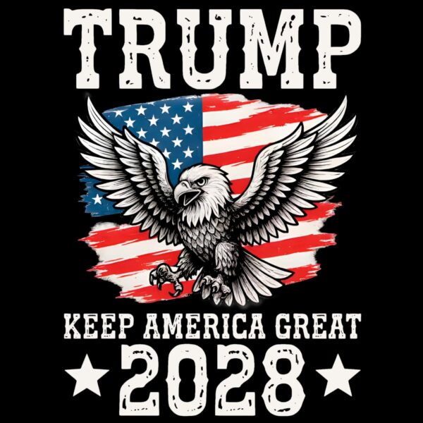 Trump Keep America Great 2028 PNG Sublimation