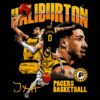 Tyrese Haliburton Indiana Pacers Basketball Collage PNG