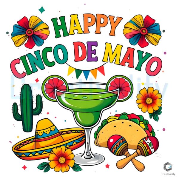 Vibrant Cinco de Mayo Fiesta PNG Celebrate in Style