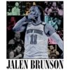 Vintage Jalen Brunson New York Basketball Bootleg 90S PNG