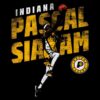 Vintage Pascal Siakam Indiana Pacers Basketball Slant PNG