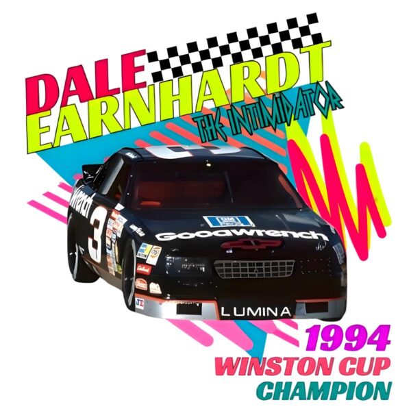 Vintage The Intimidator Dale Earnhardt Nascar PNG