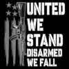 Vintage United We Stand Disarmed We Fall SVG