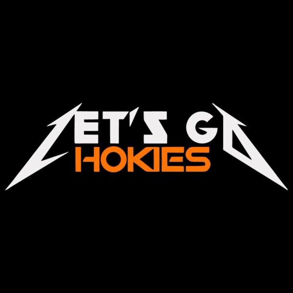 Virginia Tech Football Lets Go Hokies SVG