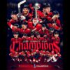 2025 Stanley Cup Champions Back To Back Florida Panthers Poster PNG