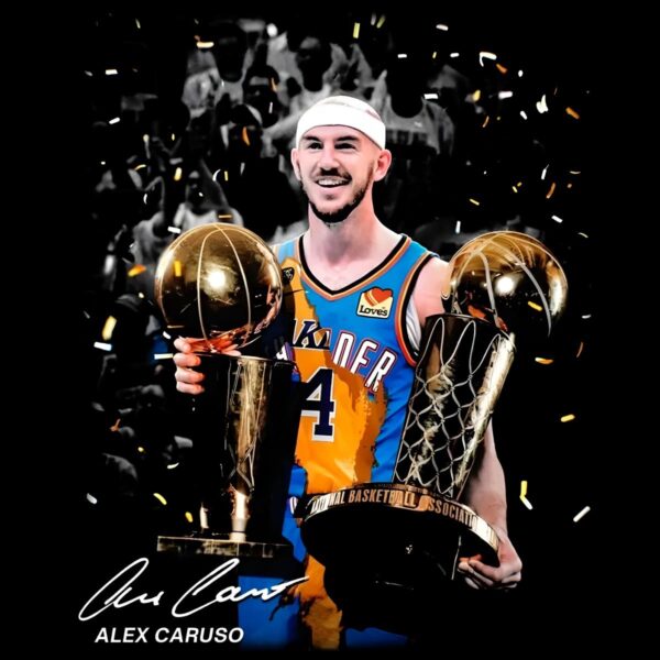 Alex Caruso 2025 Nba Champions Confetti Celebration PNG