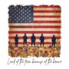 American Heroes Patriotic Soldier Wildflower Flag PNG